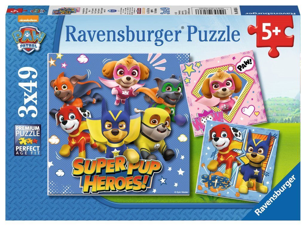קופסת פאזל 3X49 חלקים מפרץ ההרפתקאות של Ravensburger