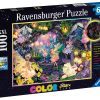 פאזל 100 חלקים זוהר גן הפיות Ravensburger - 100+150 חלקים, Ravensburger