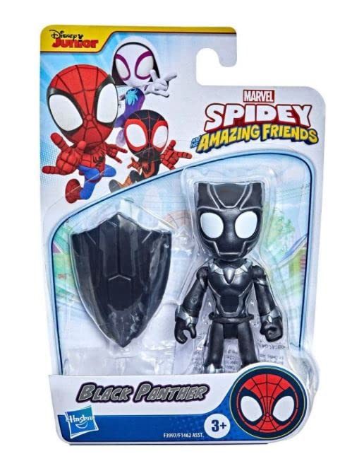 ספיידי וחברים דמות ואביזר פנתר שחור - Marvel, בנים