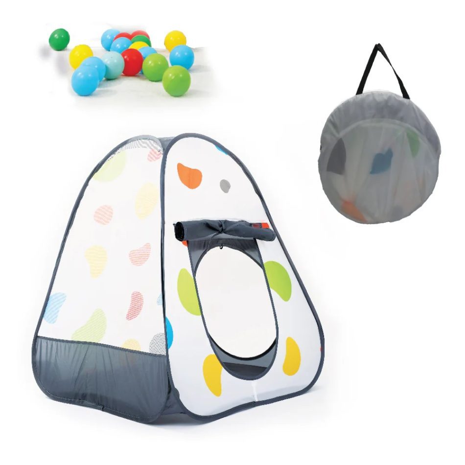אוהל מתקפל לילדים ו100 כדורים - Iam toys, אוהלים בריכות כדורים ועוד