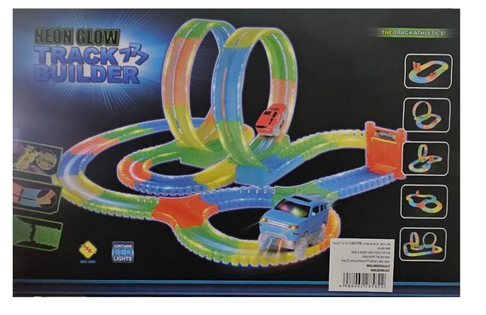 מסלול מכוניות זוהר בחושך NEON - N.S.N SPORT, חניונים ומסלולים