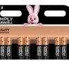 סוללות דורסל AA 8 Duracell - ילדים ונוער, למחשב ולגיימרס