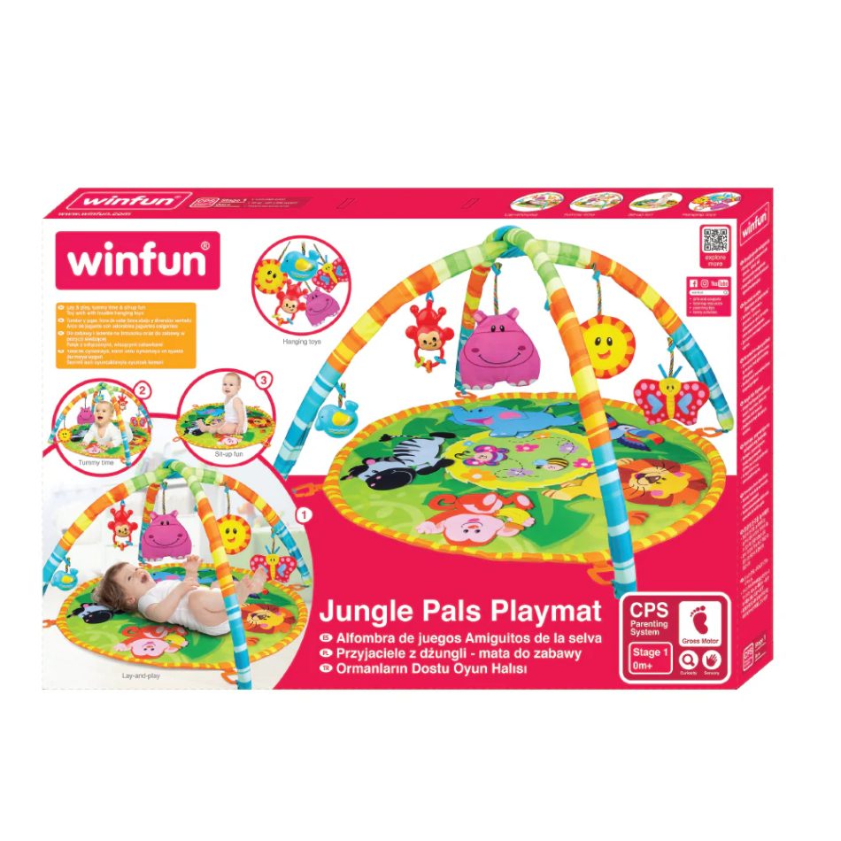 אוניברסיטה ומשטח משחק חיות הג'ונגל winfun - Iam toys, Winfun