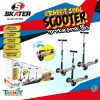 קורקינט 3 גלגלים גרפיטי עם אורות מתקפל Graffit Cool Scooter - קורקינט וספידר