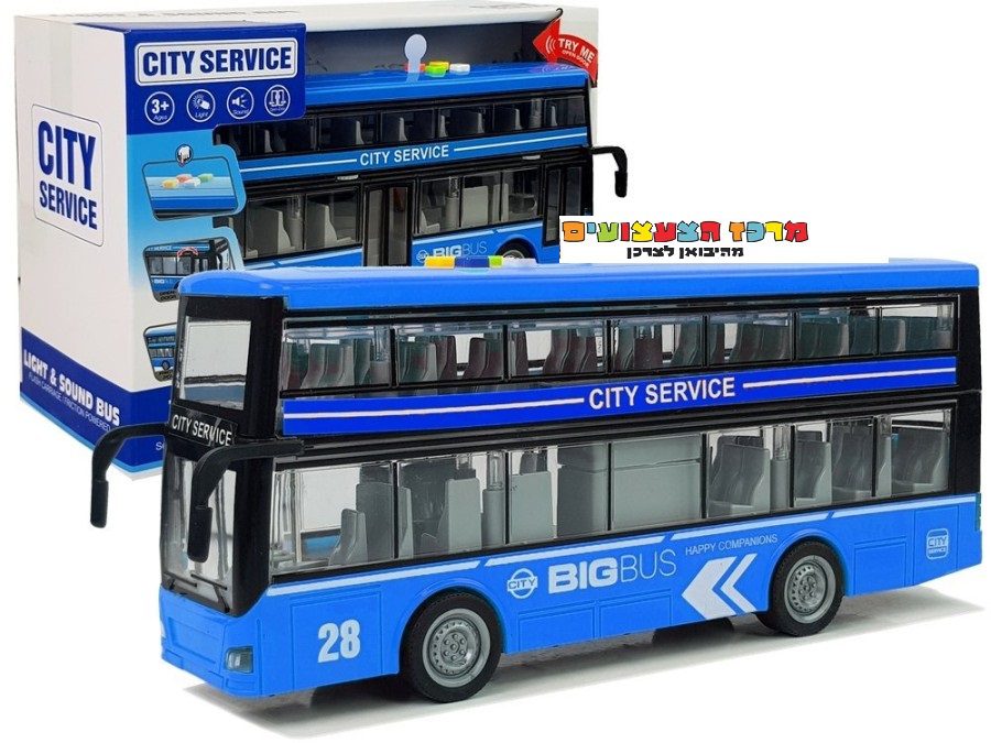 אוטובוס קומותיים אורות וצלילים city service - N.S.N SPORT, ילדים ונוער