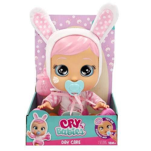 בובת קריי בייביז סאם עם חיתול Cry Babies Dreamy - בובות, בנות