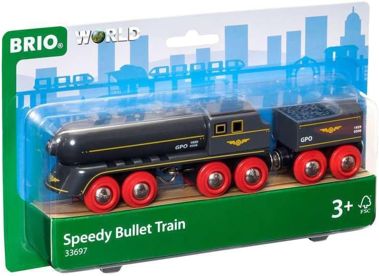 רכבת מהירה בצורת קליע 33697 Brio - בריו Brio, משחקי עץ