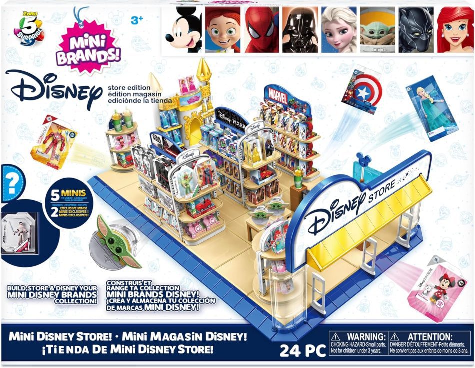 מיני חנות צעצועים דיסני mini brands - בנות, בנים