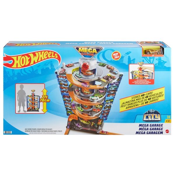 הוט ווילס חניון ענק 4 קומות - Hot wheels, חניונים ומסלולים