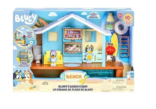 בלואי בית חוף ערכת משחק Bluey - בלואי, דמויות מסדרות וסרטים