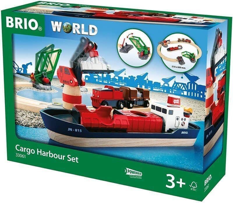נמל ומטענים בסט 33061 Brio - בריו Brio, משחקי עץ