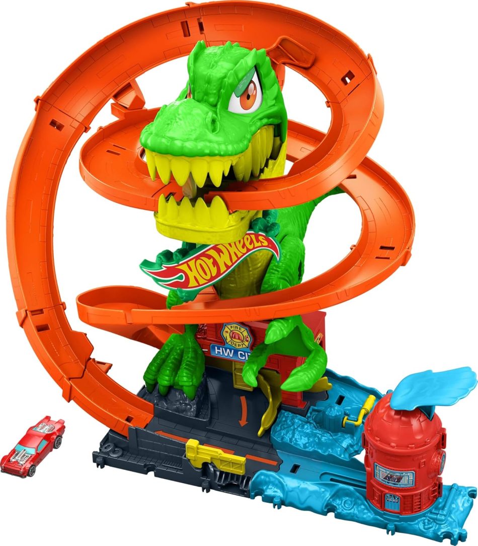 הוט ווילס מסלול טירקס נגד תחנת כיבוי אש - Hot wheels, חניונים ומסלולים