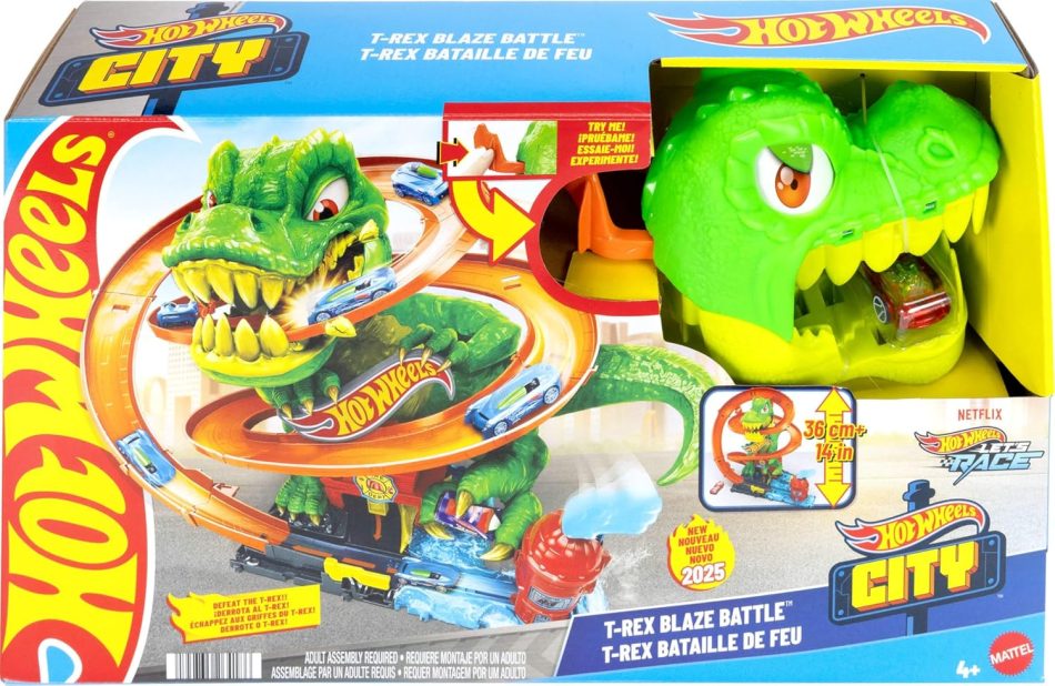 הוט ווילס מסלול טירקס נגד תחנת כיבוי אש - Hot wheels, חניונים ומסלולים