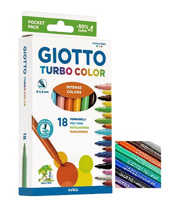 טושים גיאוטו 18 דקים Giotto - Giotto, בית ספר ואומנות