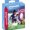 פליימוביל 70875 שחקנית כדורגל ומטרה Playmobil - Playmobil, פליימוביל Playmobil