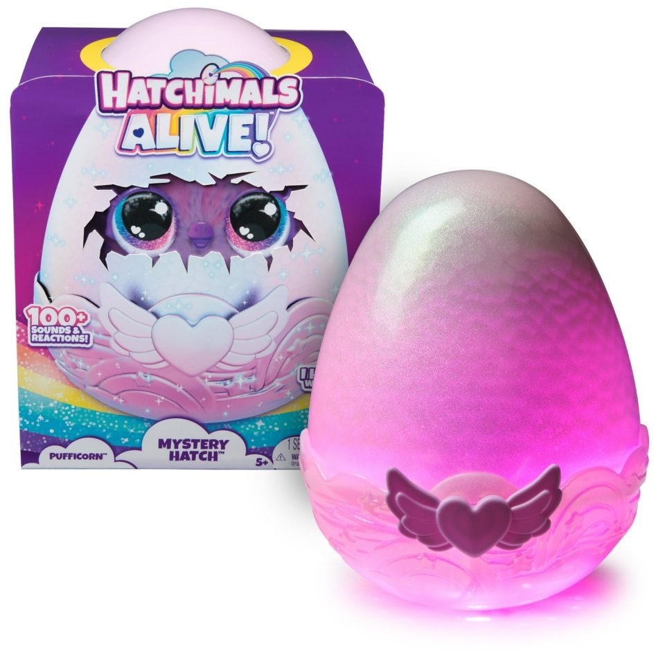 האצ'ימלס גדול פאפיקורן Pufficorn Hatchimals Alive - בובות, בנות