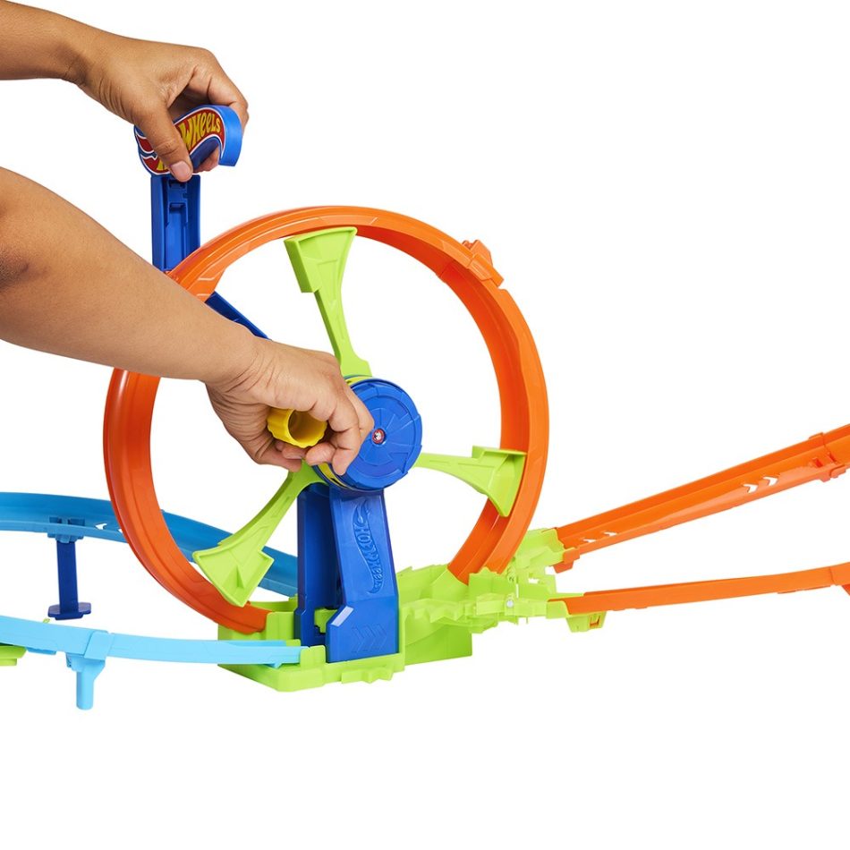 הוט ווילס מסלול אתגר הטורבינה - Hot wheels, חניונים ומסלולים