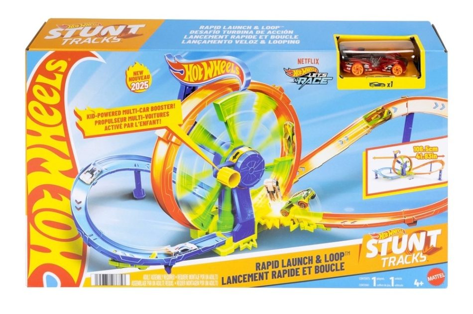 הוט ווילס מסלול אתגר הטורבינה - Hot wheels, חניונים ומסלולים
