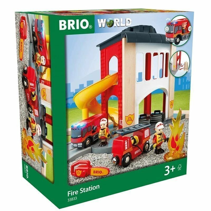 תחנת כיבוי אש 33833 BRIO - בריו Brio, משחקי עץ