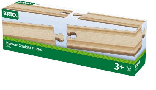 קטעי מסילה בינוניים 144 ממ 33335 בריו Brio - בריו Brio, חניונים ומסלולים