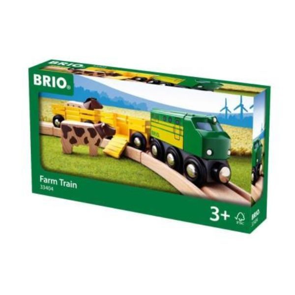 רכבת חווה וחיות מסלול 33404 בריו BRIO - בריו Brio, חניונים ומסלולים