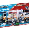 פליימוביל 70936 אמבולנס אורות וצלילים playmobil - Playmobil, כלי תחבורה