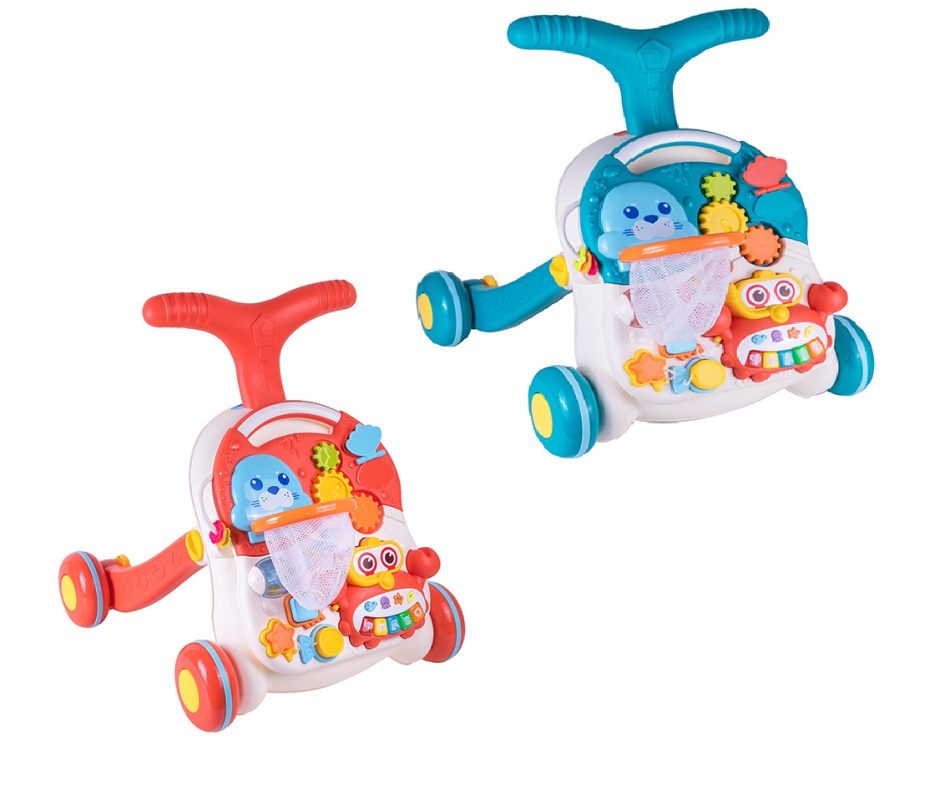 הליכון ושולחן פעילות 2ב1 דובר עברית Sparktoys - Sparktoys, הליכונים ושולחנות פעילות