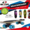 סקייטבורד עץ מייפל Skater Shark - Disney, בנים