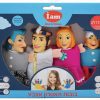 בובות תיאטרון אצבע סט 4 - Iam toys, בובות