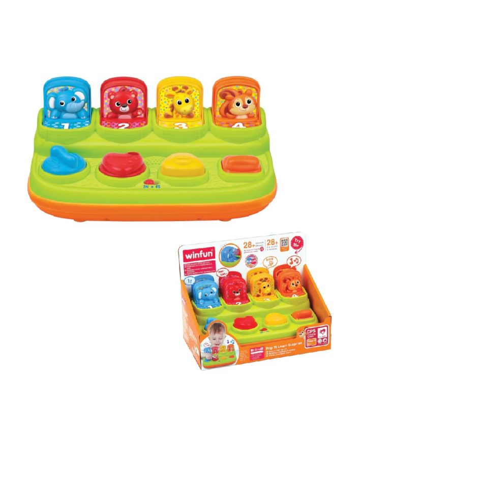 חיות קופצות דו לשוני Winfun - Iam toys, משחקי התפתחות לתינוקות
