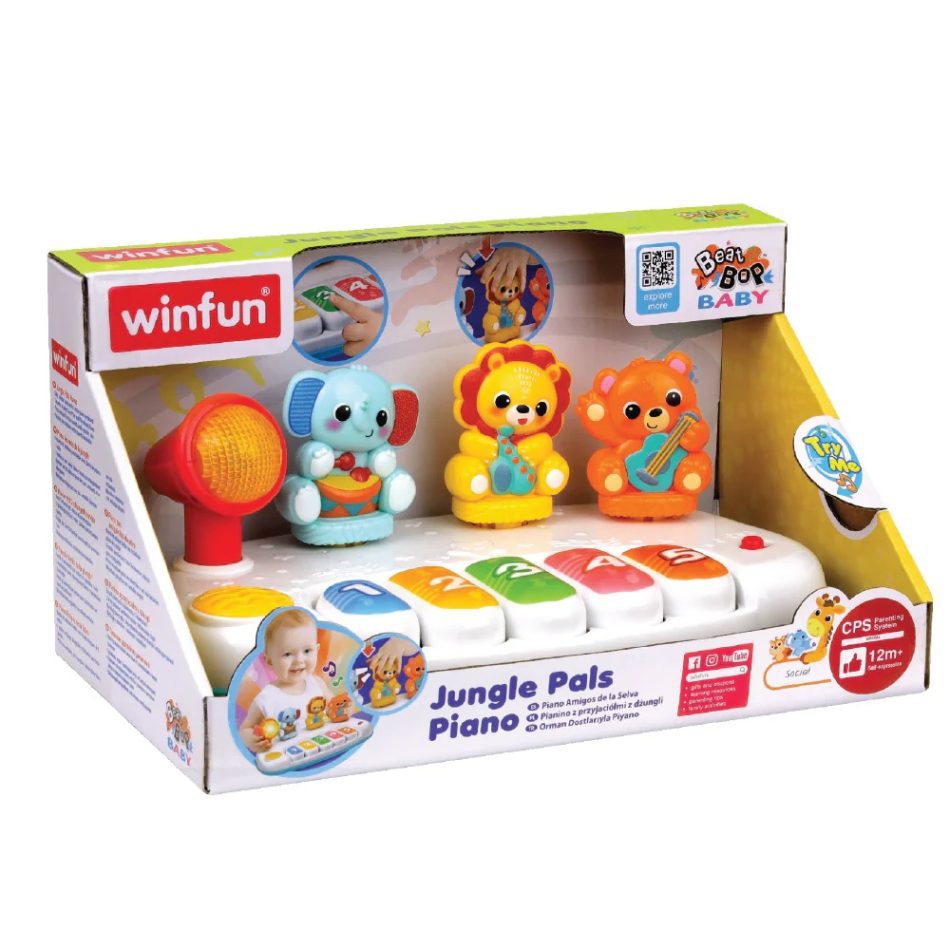 פסנתר חיות אורקולי Winfun - Iam toys, משחקי התפתחות לתינוקות