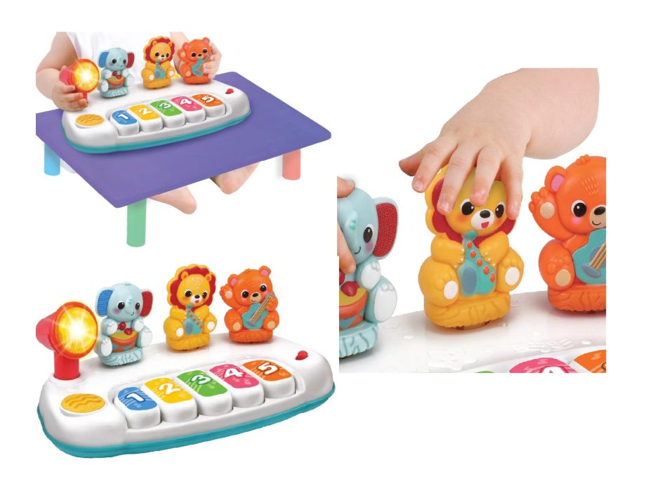 פסנתר חיות אורקולי Winfun - Iam toys, משחקי התפתחות לתינוקות