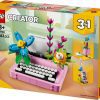 לגו קריאטור 31169 מכונת כתיבה ופרחים Lego - Lego, לגו LEGO