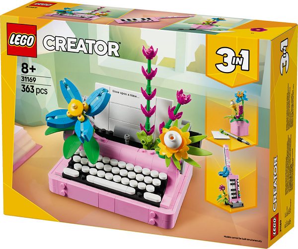 לגו קריאטור 31169 מכונת כתיבה ופרחים Lego - Lego, לגו LEGO