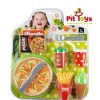 ארוחת פיצה סט Pit toys - כמו גדולים, פיט טויס
