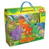 פאזל רצפה עידן היורה 48 חלקים - 60-80 חלקים, משחקי יצירה
