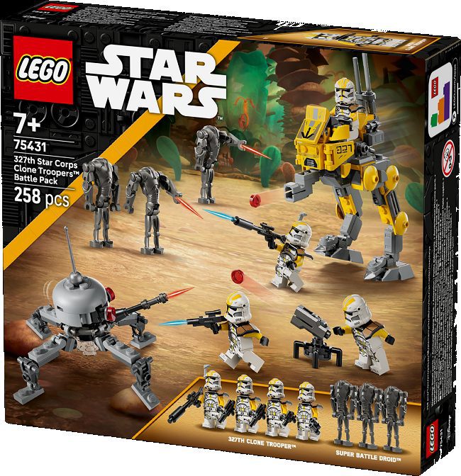 לגו מלחמת הכוכבים 75431 קרב חיילים משובטים Lego - Lego, בנים