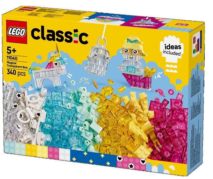 לגו קלאסיק 11040 קופסה שקופה קסומה lego - Classic, Lego