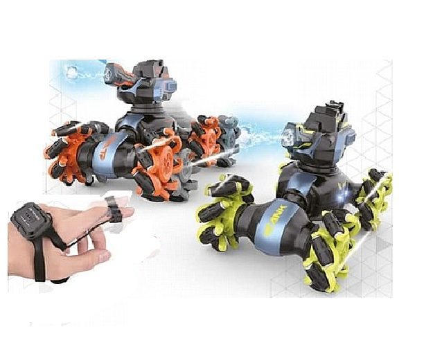 טנק פעלולים כולל שלט שעון Slider Tank - טופליי, כלי תחבורה