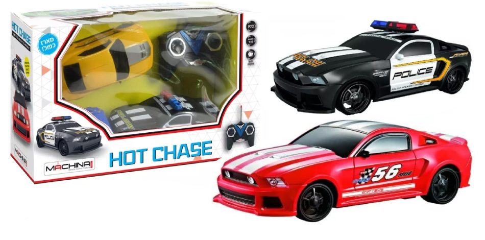 מכוניות מרוץ זוגי Hot chase - טופליי, כלי תחבורה