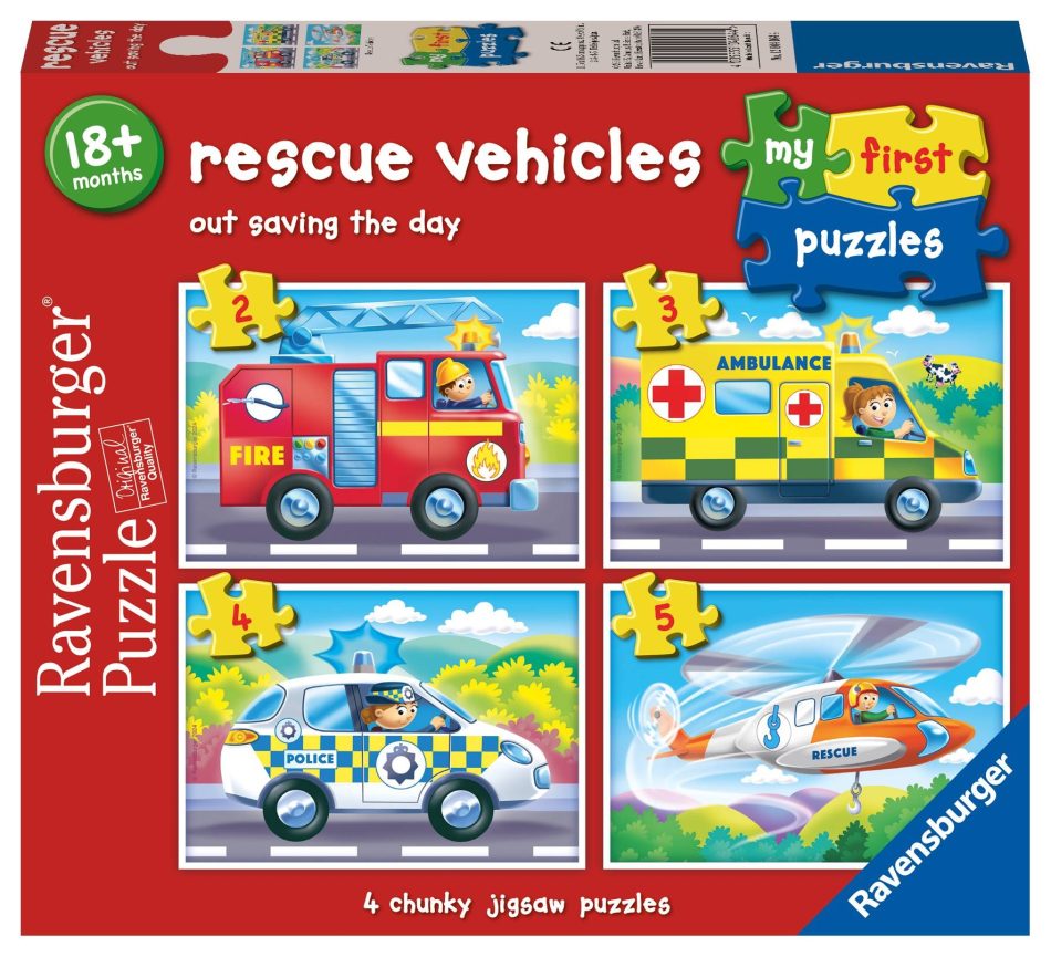 פאזל הראשון שלי רכבי חירום Ravensburger - Ravensburger, פאזלים