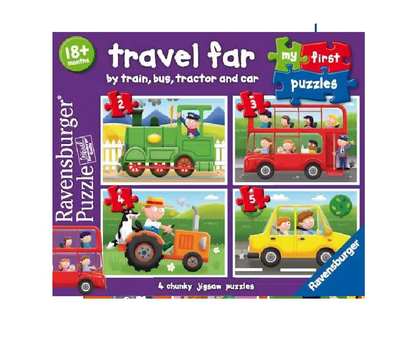 פאזל הראשון שלי כלי תחבורה 2/3/4/5 Ravensburger - Ravensburger, פאזלים