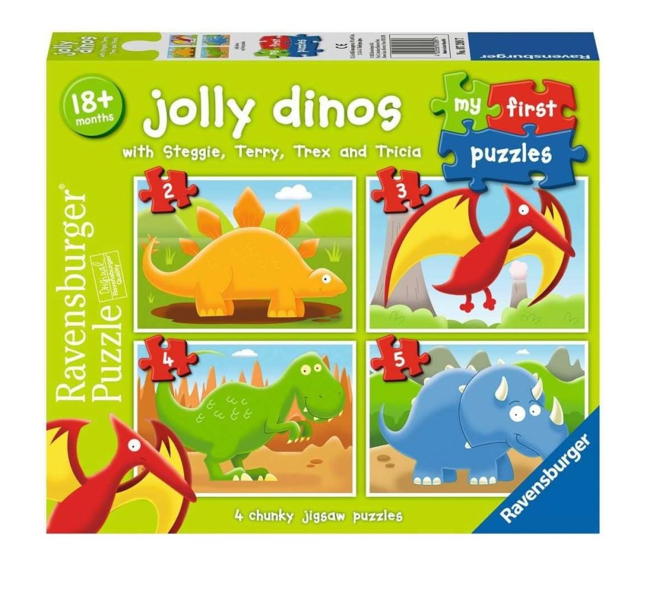 פאזל הראשון שלי דינוזאורים משעשעים Ravensburger - Ravensburger, פאזלים
