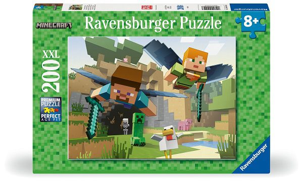 פאזל 200 חלקים מיינקראפט Ravensburger - 200 חלקים, Ravensburger