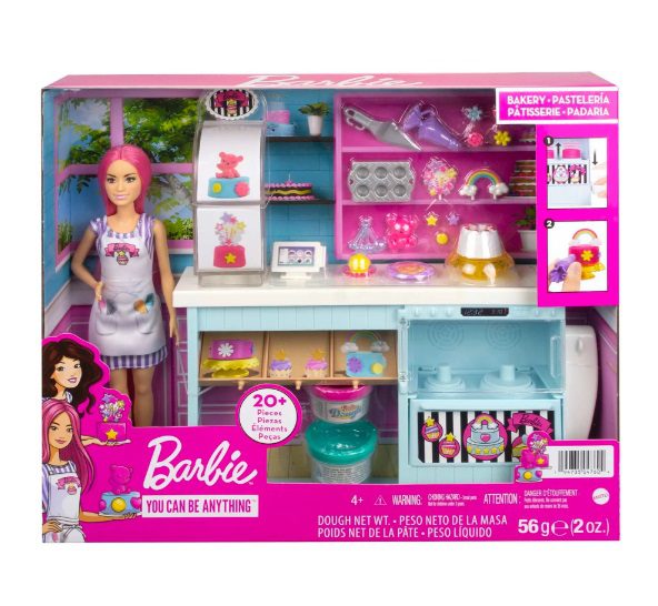 ברבי מארז אפייה כולל בצק Barbie - Barbie, בובות