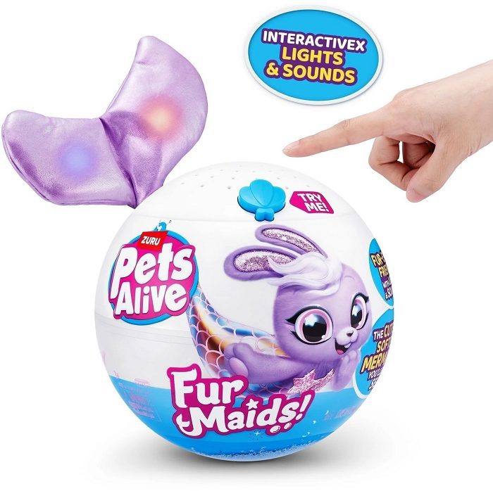 פטס אלייב בנות ים Pets Alive - בובות, בובות בד ופרווה