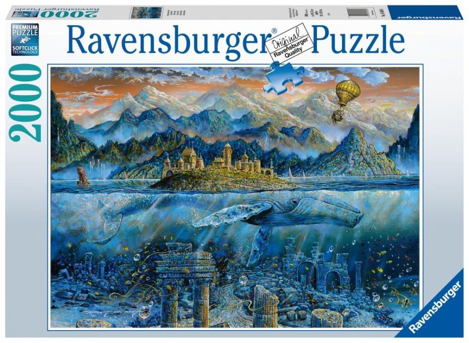 פאזל 2000 חל' לוויתן בנוף Ravensburger - 2000 חלקים ומעלה, Ravensburger