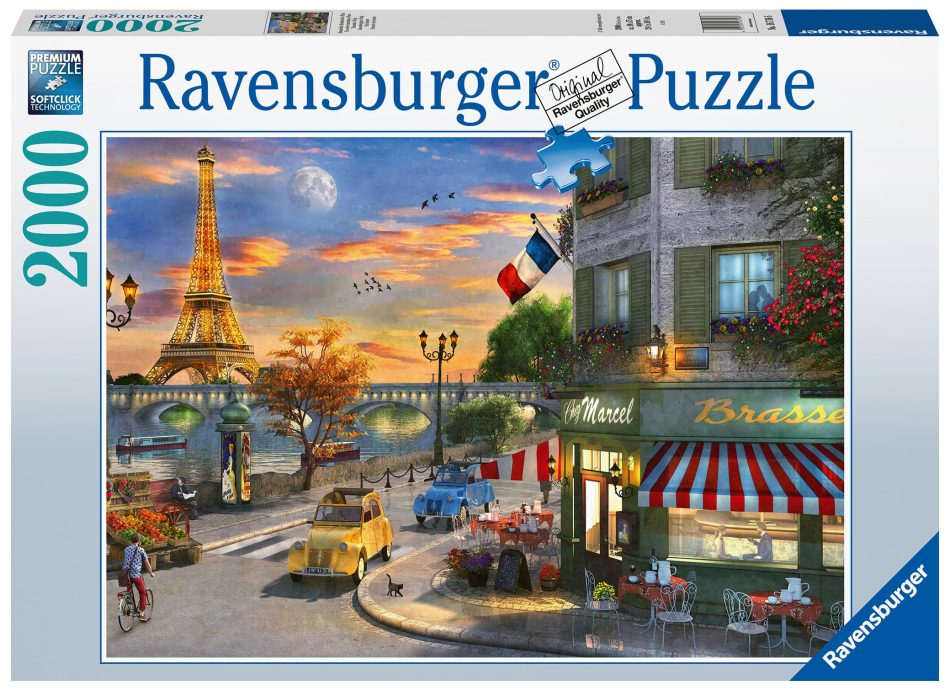פאזל 2000 חל' שקיעה בפריז Ravensburger - 2000 חלקים ומעלה, Ravensburger