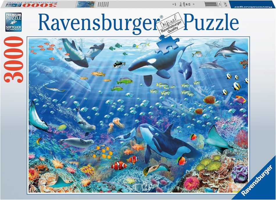 פאזל 3000 חל' במעמקי הים Ravensburger - 2000 חלקים ומעלה, Ravensburger