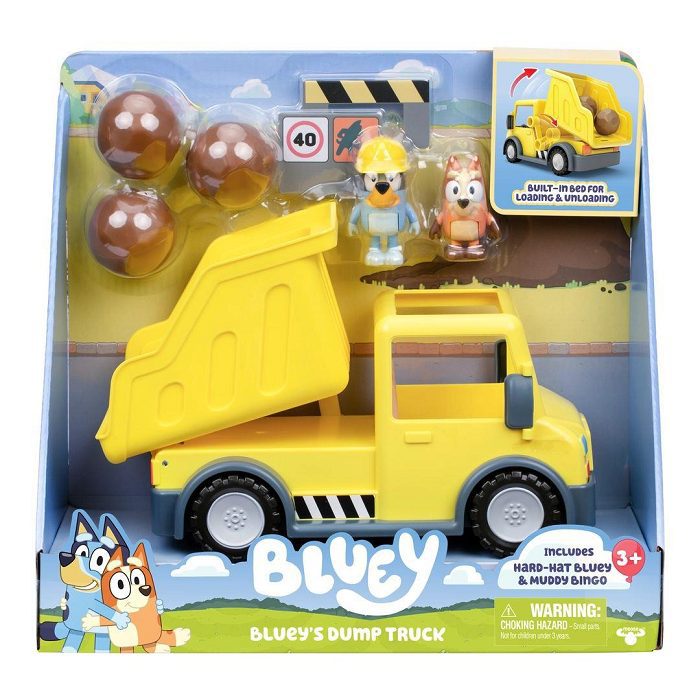 בלואי משאית פינוי פסולת Bluey - בלואי, דמויות מסדרות וסרטים